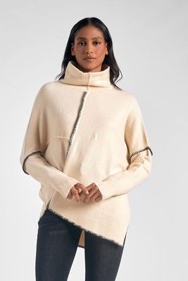 Asymetrica Beige Sweater