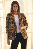 IJ19125 Leopard Blazer