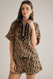 T33275 Leopard Print Top