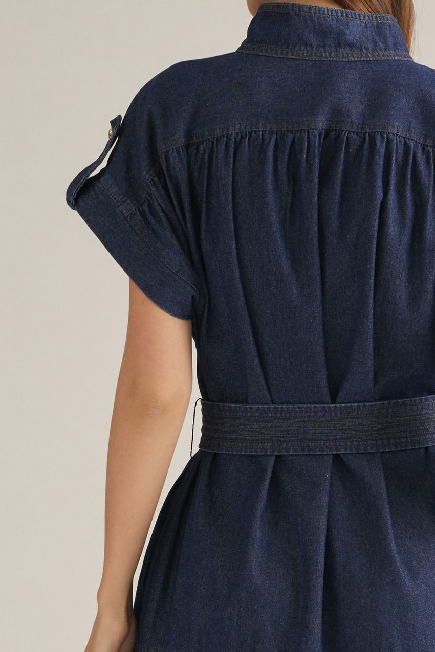 D33311 Dk Denim Dress
