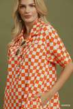 N7228 Game Day Dress Orange