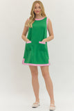 D30617 Green Twiggy Dress