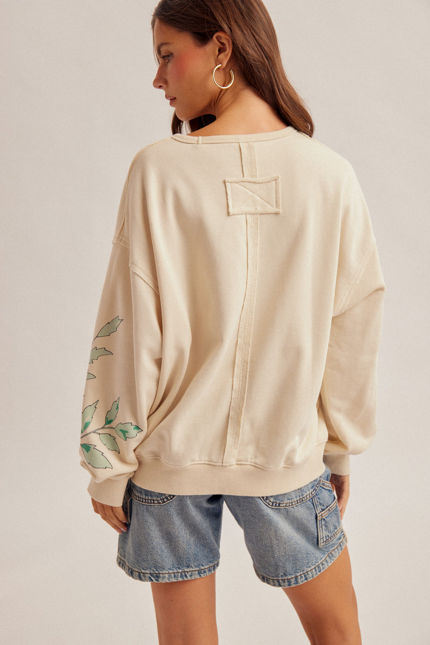 34443 Ecru Botanic Garden Shirt