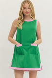 D30617 Green Twiggy Dress