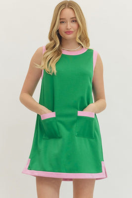 D30617 Green Twiggy Dress