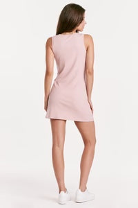 Justine Tank Dress in Rose Smoke