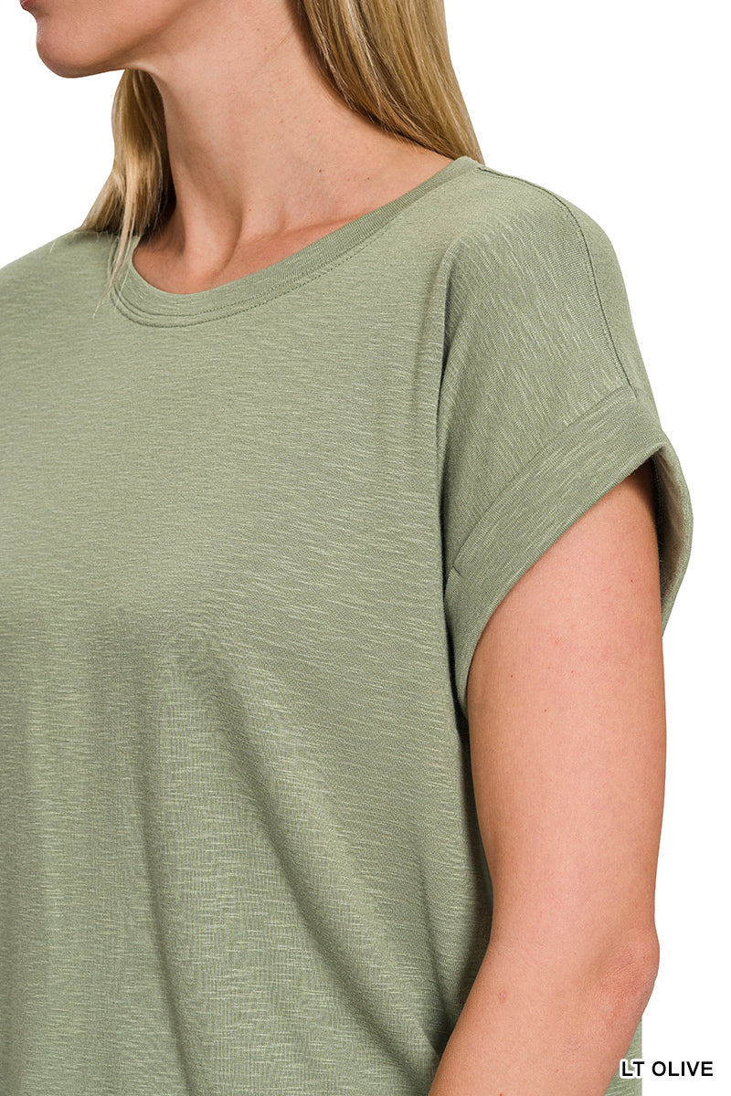 CST-3435Y Light Olive Cotton Tee