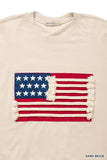 TT-5370Y Flag Pullover Sand Beige
