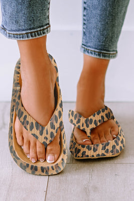 Leopard Print Sandals