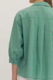 T30245 Basil 3/4 Sleeve Top
