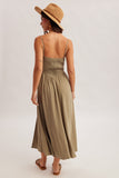 38885 Smocked Midi Dress