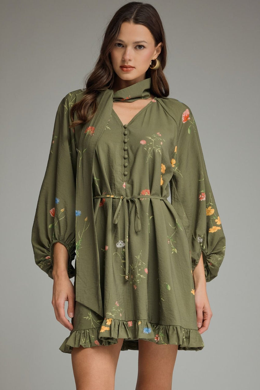 D32584 Olive Dress