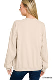 TT-5370Y Flag Pullover Sand Beige