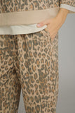 P34235 Animal Print Ankle Length Pants