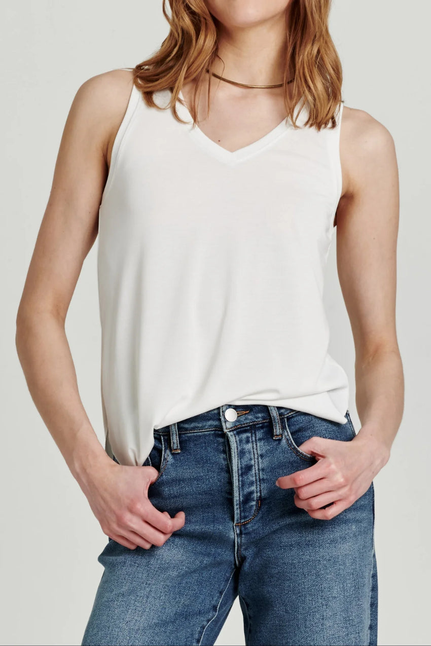 ELLIS MODAL TANK WHITE