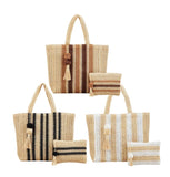 White Tote and Case Set