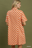 N7228 Game Day Dress Orange