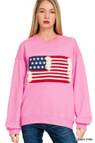 TT-5370Y Pink Am Flag