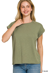 CST-3435Y Light Olive Cotton Tee