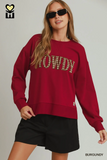H1244 Plaid Howdy Sweatshirt