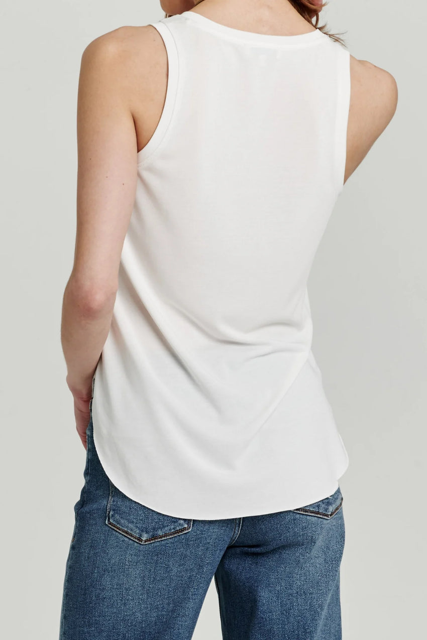 ELLIS MODAL TANK WHITE