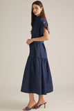 D33311 Dk Denim Dress