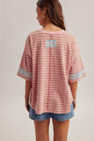 34307 Star Patch Stripe Top