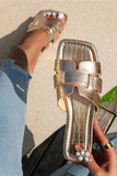 Gold Crocodile Flats