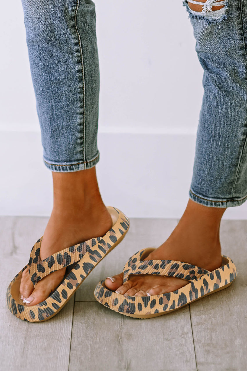 Leopard Print Sandals