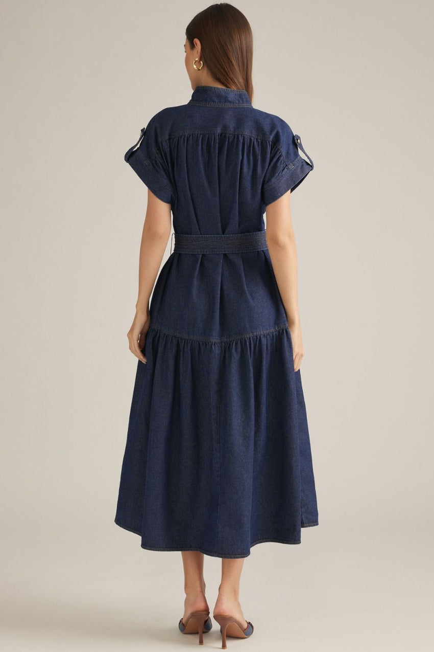 D33311 Dk Denim Dress