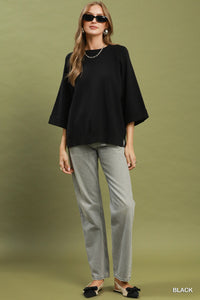 C6206 Crewneck Knit Top
