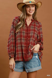 D1189 Plaid Button Down