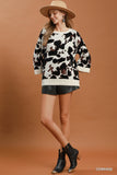 C6519 Knit Sweater Ribbed