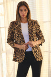 IJ19125 Leopard Blazer