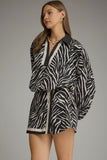T32881 Zebra Print Top
