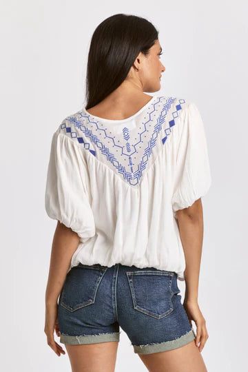 Manera Embroidered Top