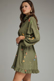 D32584 Olive Dress