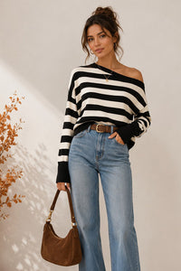 Off Shoulder Sweater