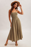 38885 Smocked Midi Dress