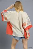 Coral Floral Kimono