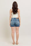 MR Tummy Control Vintage Wash Shorts