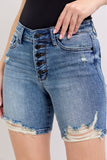 Button Fly Mid Length Shorts