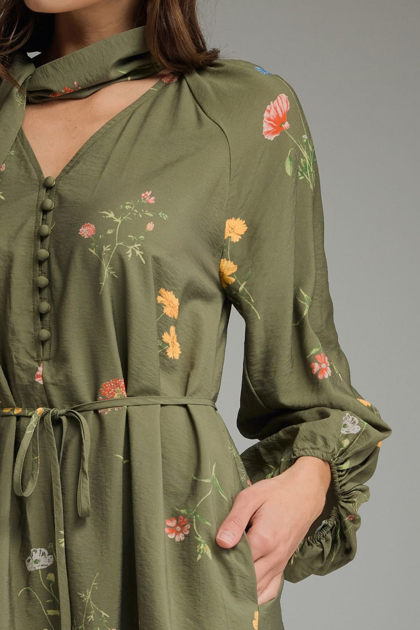 D32584 Olive Dress