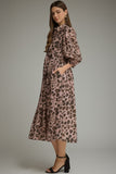 D33680 Leopard Print Dress