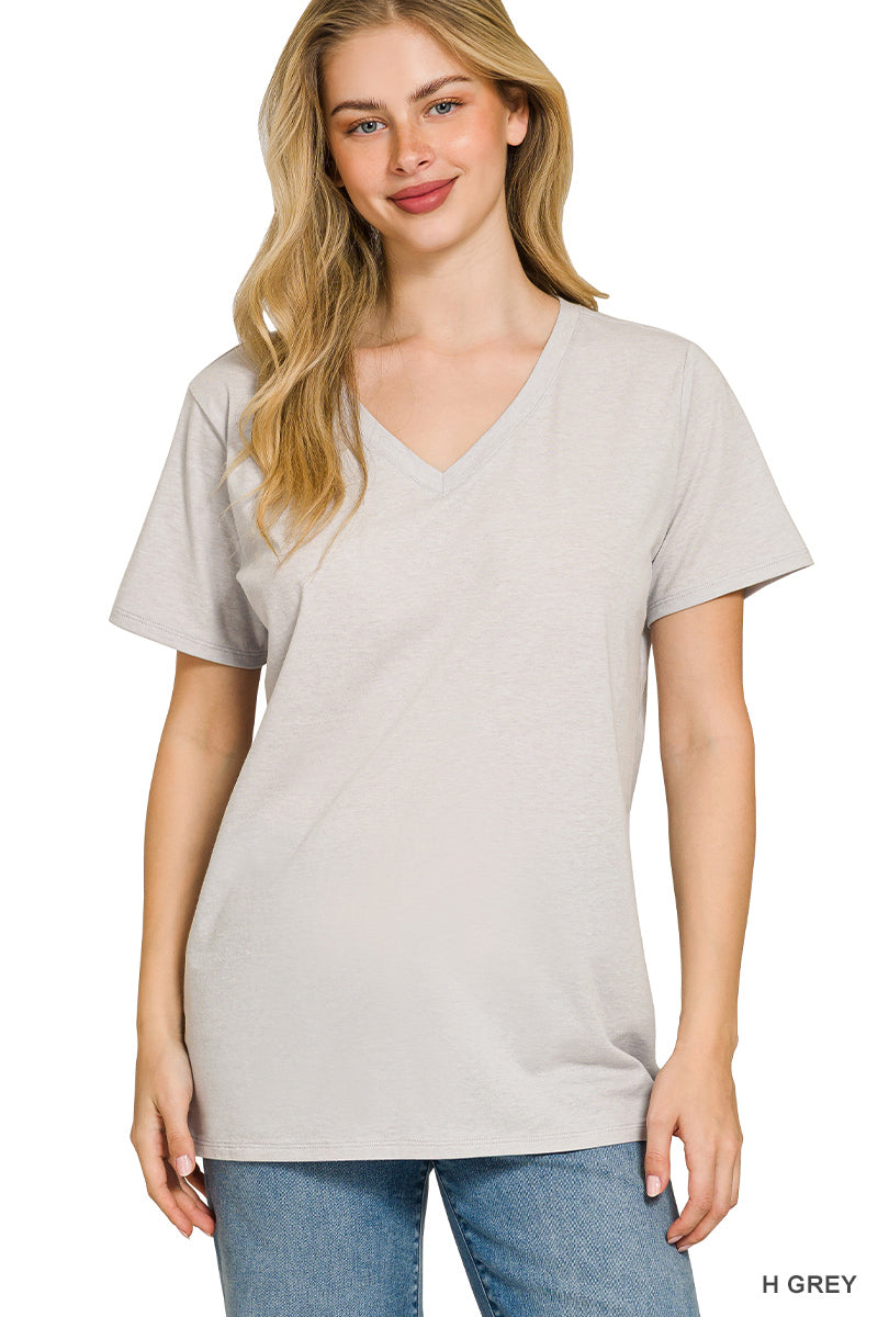 CT-3077M8 H Grey Cotton Tee