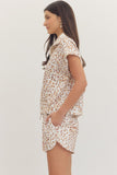T31429 Animal Print Top