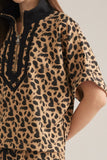 T33275 Leopard Print Top