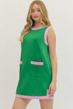 D30617 Green Twiggy Dress