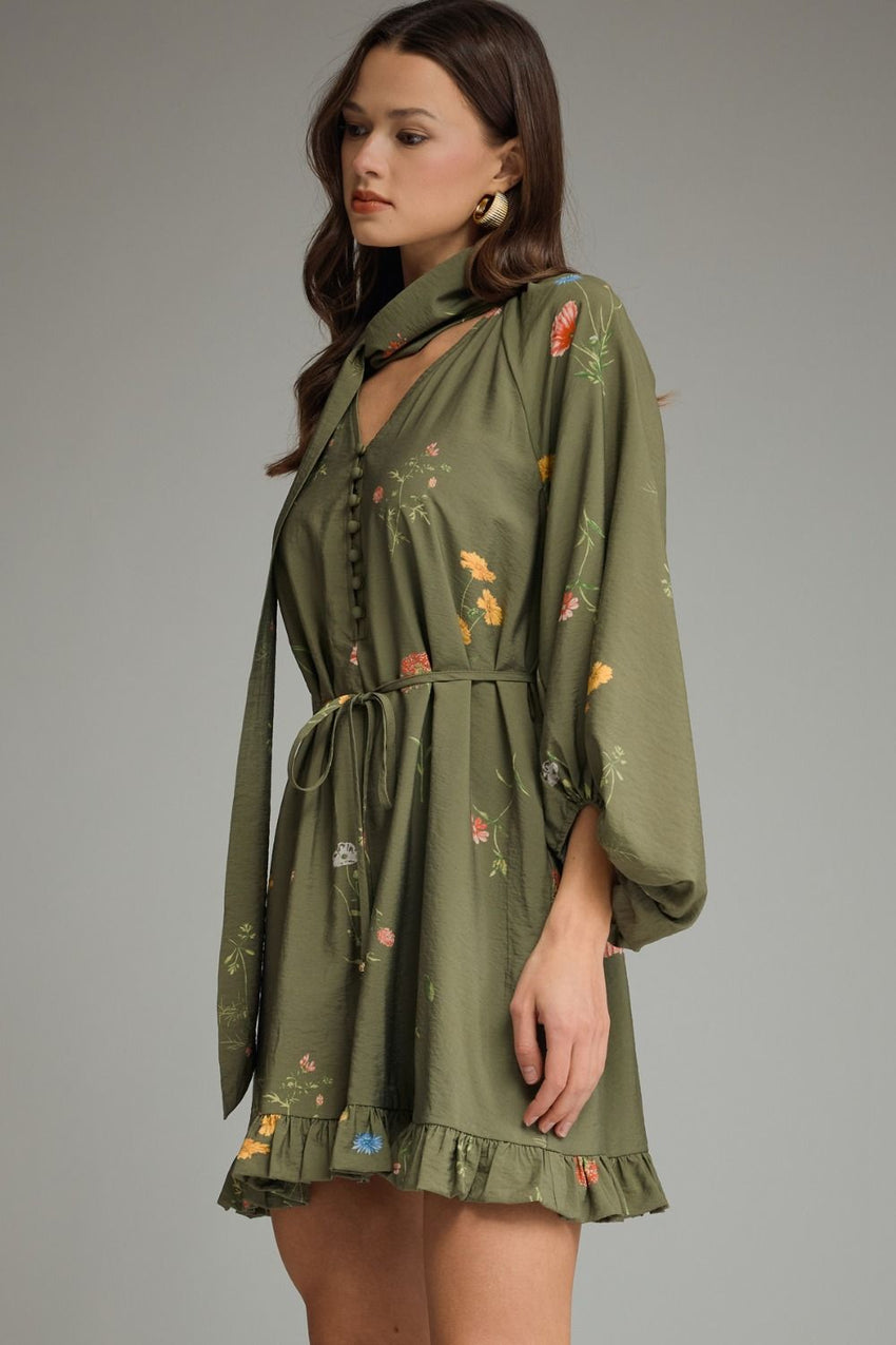 D32584 Olive Dress