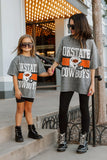 OKLAHOMA STATE COWBOYS ON THE BALL RHINESTONE TEE